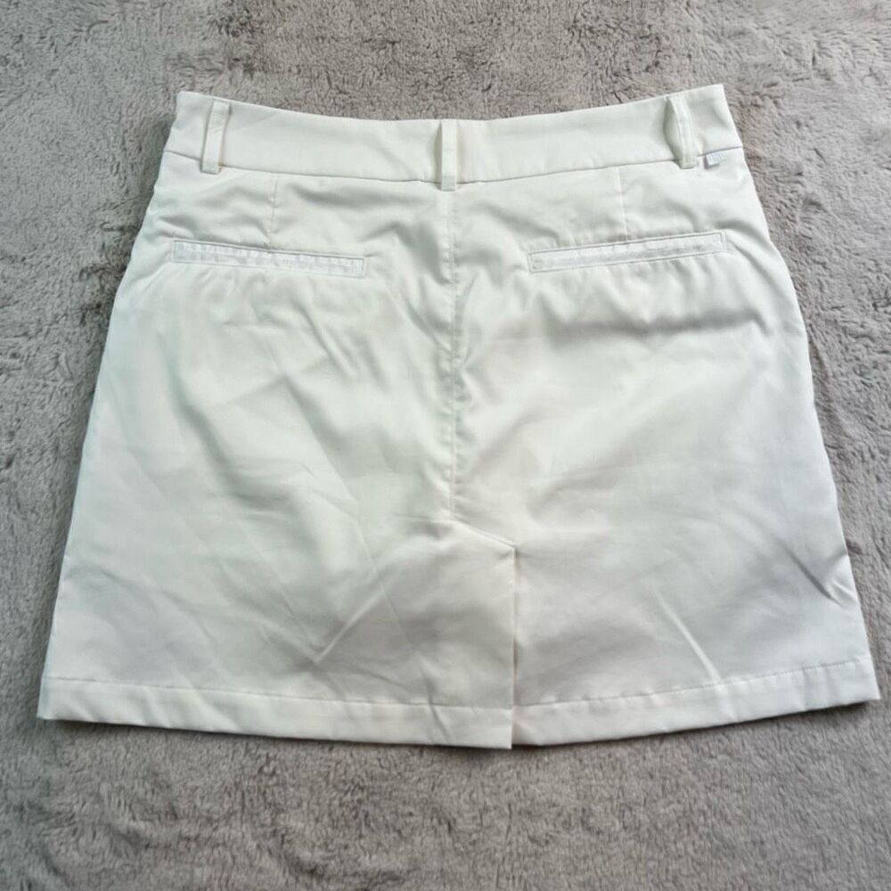 Puma Mini Skirt Skort Womens Size 4 White Golf Tennis Shorts Lined - Picture 12 of 12